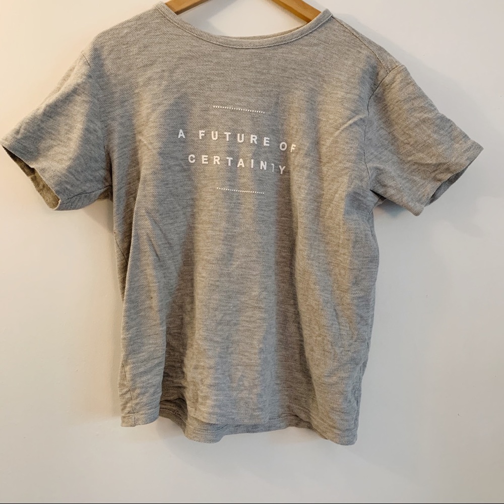 A future of certainty tee
